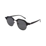 A pair of Hokky 'Bella' women's sunglasses with black frames and gold accents on the arms.