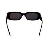 Back Vew of Velvet Hokky Soleil sunglasses with rectangular frames and polarized lenses.