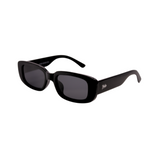 A pair of black Hokky Soleil sunglasses with rectangular frames and dark lenses.