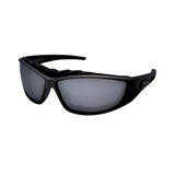 A pair of black Hokky Terrain sunglasses with polarised grey lenses