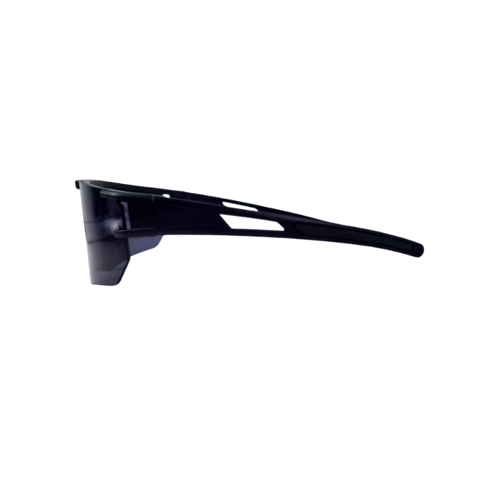 Black sunglasses on a white background