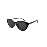 Black sunglasses on a white background
