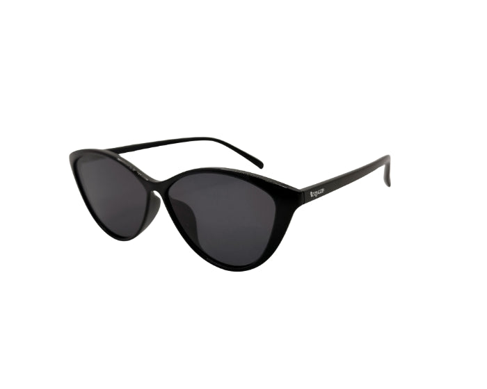 Black sunglasses on a white background