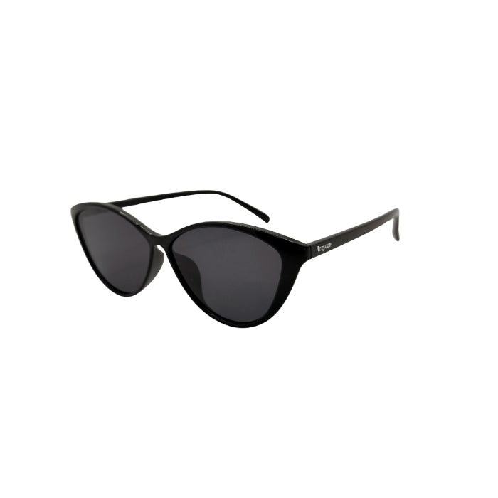 Black sunglasses on a white background