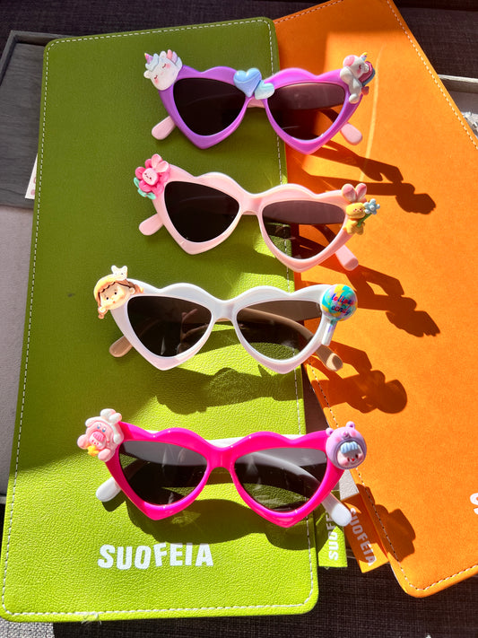 Heart-shaped Kids Sunglasses