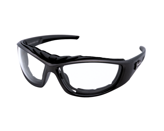 A pair of black Hokky Terrain sunglasses with polarized lenses 