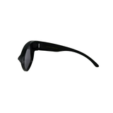 Black sunglasses on a white background
