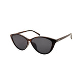 Sunglasses with a metallic frame on a white background