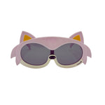 Sunglasses with cat ear design on a white background