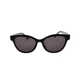 Black frames with dark lenses on white background
