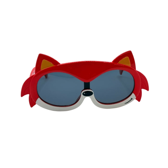 Sunglasses with fox design on a white background