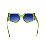 Checkered Square PC UV Sunglasses