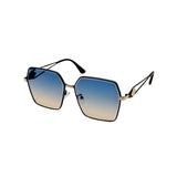 Angular Luxe Metal UV Sunglasses
