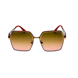 Angular Luxe Metal UV Sunglasses
