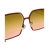 Angular Luxe Metal UV Sunglasses
