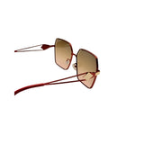 Angular Luxe Metal UV Sunglasses