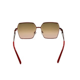 Angular Luxe Metal UV Sunglasses
